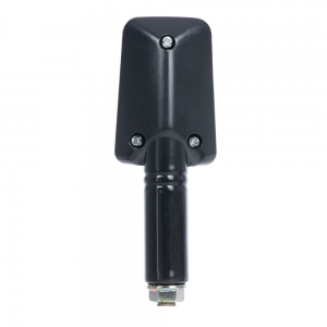 Frecce rettangolari per motocicletta con supporto lungo nero e lente trasparente (95x38x33mm) - Oxford