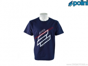 Freizeit-T-Shirt (Größe S) - marineblau - Polini