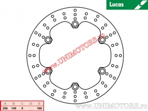 Front brake disc MST373 rigid - Lucas TRW