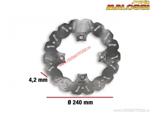 Front brake disc Whoop (outer diameter 240mm / thickness 4.2mm) - Honda Foresight 250 H2O 4T E1 ('98-'99) - Malossi