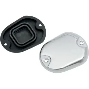 Front Brake Master Cylinder Cover - Black, Chrome - 06100686