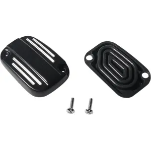 Front Brake Master Cylinder Cover - Black, Gloss - 06110190