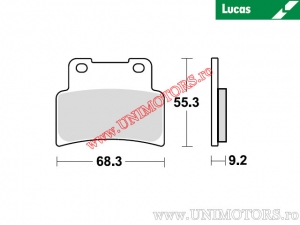 Front brake pads - MCB785SV sintered SV - Lucas TRW
