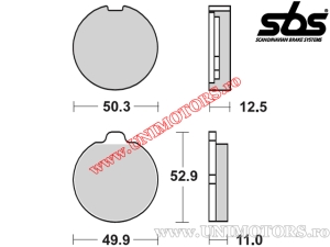 Front brake pads - SBS 511HF (ceramic) - (SBS)