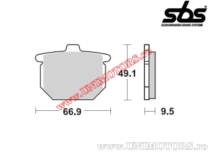 Front brake pads - SBS 517HF (ceramic) - (SBS)