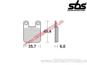 Front brake pads - SBS 559HF (ceramic) - (SBS)