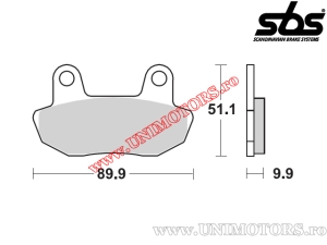 Front brake pads - SBS 561HF (ceramic) - (SBS)