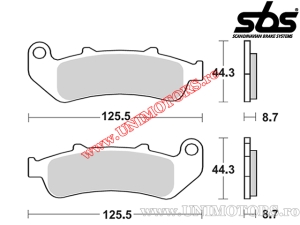 Front brake pads - SBS 685HS (metallic / sintered) - (SBS)