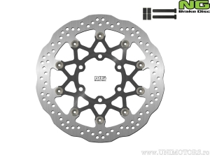 Front floating premium brake disc (oversized) Wave - KTM DUKE 125 / DUKE ABS ('17-'20) / RC 125 / RC ABS ('17-'21) - NG