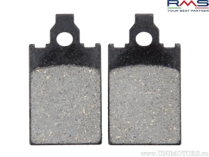 Front organic brake pads - Aprilia / Beta / Derbi / Gilera / Honda / Malaguti / MBK / Piaggio / Suzuki / Yamaha - (RMS)