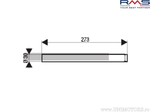 Front telescopic fork L273 mm - MBK Booster Spirit ('99-'00) 50cc / Yamaha Bw'S Original ('99-'00) 50cc - RMS