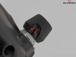 Front Wheel Axle Crash Pad Set - material: polyamide - black - Ducati models ('14-) - SW-Motech