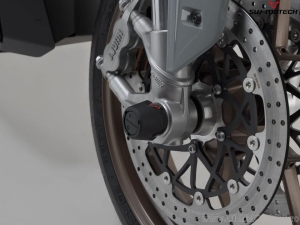 Front Wheel Axle Crashpad Set - material: polyamide - black - Zero SR/F ('19-) - SW-Motech