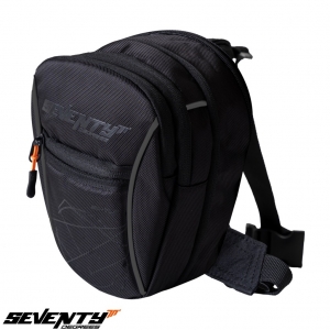 Fußrastentasche für Motorradmodell Seventy SD-TL2 - Farbe: schwarz