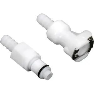 Fuel Line Quick-Disconnect Coupling - Black, White - P12038