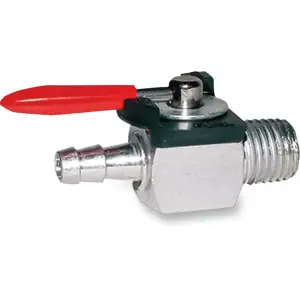 Fuel Valve - Black, Silver, Red - 07050126