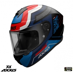 Full-face helmet Axxis model Draken S Cougar B7 matte blue - Matte blue, M (57/58cm)