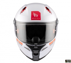 Full-face helmet MT Revenge 2 S A0 glossy white - new ECE 22.06 approval - visor type: MT-V-14B - Glossy white, M (57/58cm)