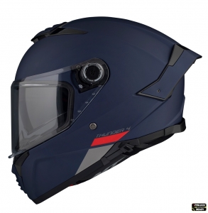 Full-face helmet MT Thunder 4 SV A7 matte blue (integrated sun visor) - Matte blue, S (55/56cm)