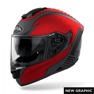 Full-face helmet ST.501 matte red: Size - XL