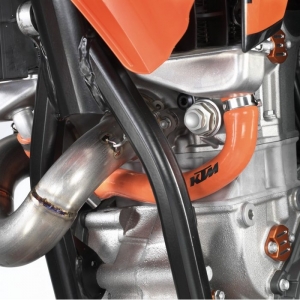Furtune silicon portocalii radiator KTM 250 SX ('17-'18) - KTM