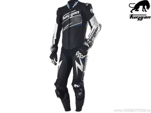 Furygan Leather Ride Black-White-Blue (black-white-blue) - Furygan