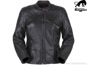 Furygan Legend Damen Motorradjacke Schwarz - Furygan