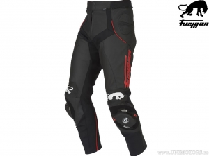 Furygan Raptor Black-Red Motorcycle Pants (Black-Red) - Furygan