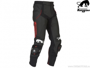 Furygan Raptor Black-Red Motorcycle Pants (Black-Red) - Furygan