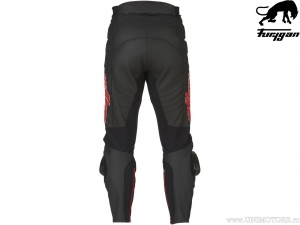 Furygan Raptor Black-Red Motorcycle Pants (Black-Red) - Furygan