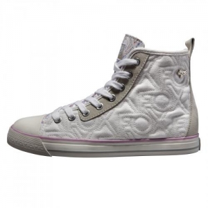 G-E-SCHOEISEL DAMES MAJESTIC HOOG WIT/LICHTROZE: Maat - 35.5