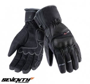 Gants d'hiver pour homme Touring modèle Seventy SD-T5 noir