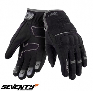Gants d'hiver pour hommes Touring modèle Seventy SD-C43 noir/gris - WinterTex
