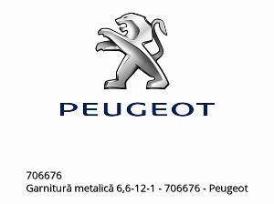 Garnitură metalică 6,6-12-1 - 706676 - Peugeot