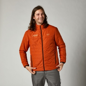 Geaca casual Howell Puffy [Portocaliu]: Mărime - L