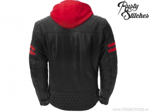 Geaca cu gluga moto Rusty Stitches Jari Black-Red (negru-rosu) - Rusty Stitches