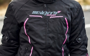Geaca (jacheta) femei Racing Seventy vara/iarna model SD-JR67 culoare: negru/roz - Negru/roz, XS