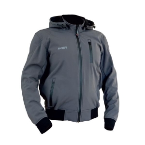 Geaca (jacheta) motociclete barbati Unik Racing model Softshell SF-01 culoare: gri - Gri, XL