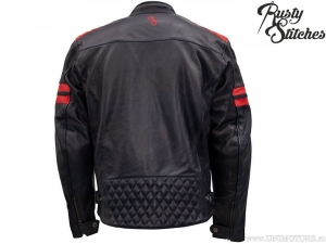 Geaca moto Rusty Stitches Jari Navy-Red (bleumarin-rosu) - Rusty Stitches