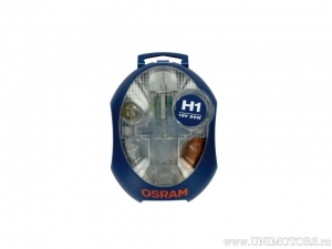 Gearbox bulb set 12V H1 (6 bulbs and 3 fuses) - Osram