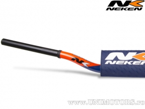 Ghidon enduro / cross 28,6mm Neken Radical (conical design) - portocaliu-albastru / Yamaha YZ / YZF - Neken