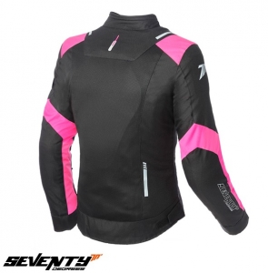 Giacca da corsa estiva da donna modello Seventy SD-JR54 colore: nero/rosa