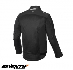 Giacca da corsa estiva da uomo modello Seventy SD-JR48, nera - nera, XXXL