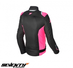 Giacca da donna Racing estiva Seventy modello SD-JR50 colore: nero/rosa