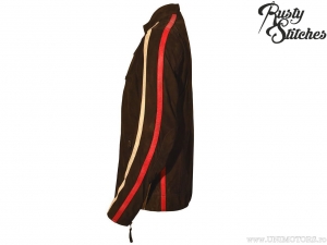 Giacca da moto Rusty Stitches Billy Nubuck Brown - Rusty Stitches