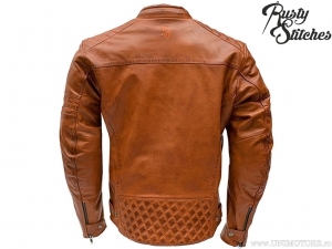 Giacca da moto Rusty Stitches Jari Brown (marrone) - Rusty Stitches