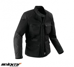 Giacca da Touring Estiva Uomo Seventy Modello SD-JC30 in Nero