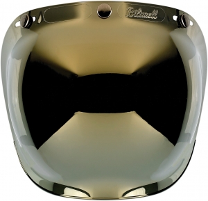 Gold Mirror Visor (Bubble Visor) Custom Rider Helmet - Le Mans - Le Mans SV