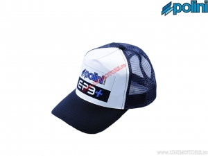 Gorra casual E-P3+ (blanco / azul marino) - Polini