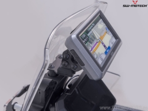 GPS cockpit mount with QUICK-LOCK, black color - KTM 890 Adventure ('22-) - SW-Motech